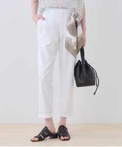 新品　INDIVI インディヴィ　サテン　ジョグ　 パンツ 40 洗える／UVケア／トレンド】ジョグパンツ（フルレングスパンツ