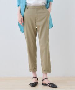 ⭐新品未使用 INDIVI センタープリーツパンツ⭐ 接触冷感／UVケア／SETUP可能】エアリージョーゼット