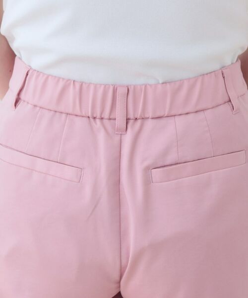 INDIVI / インディヴィ ショート・ハーフ・半端丈パンツ | 【洗える／高ストレッチ】クロップド丈サテンテーパードパンツ | 詳細23