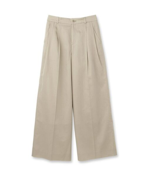 INDIVI / インディヴィ パンツ | 【日本製／SETUP可能】ガーゼ素材ワイドパンツ | 詳細1