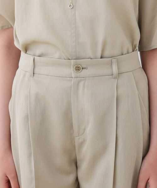 INDIVI / インディヴィ パンツ | 【日本製／SETUP可能】ガーゼ素材ワイドパンツ | 詳細13