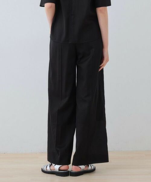 INDIVI / インディヴィ パンツ | 【日本製／SETUP可能】ガーゼ素材ワイドパンツ | 詳細2