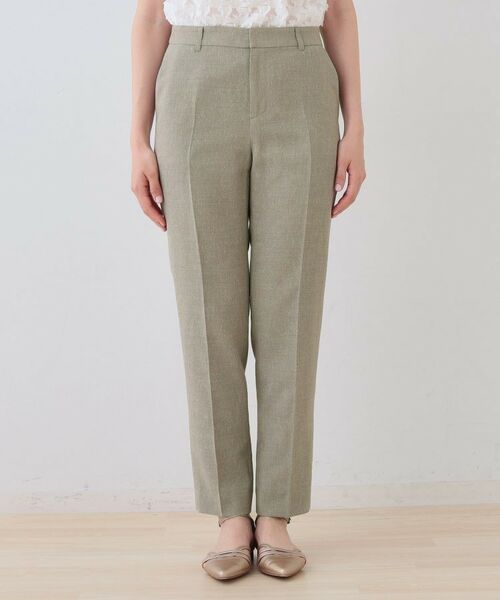 INDIVI / インディヴィ パンツ | 【日本製】リネンライクテーパードパンツ | 詳細10