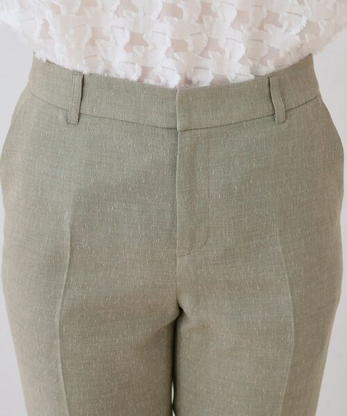 INDIVI / インディヴィ パンツ | 【日本製】リネンライクテーパードパンツ | 詳細13
