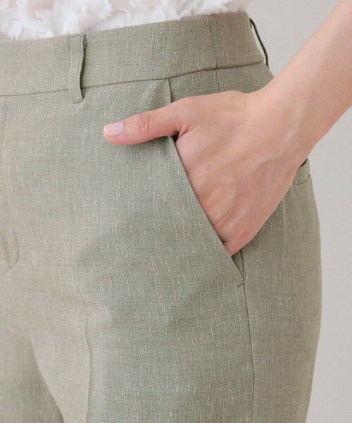 INDIVI / インディヴィ パンツ | 【日本製】リネンライクテーパードパンツ | 詳細14