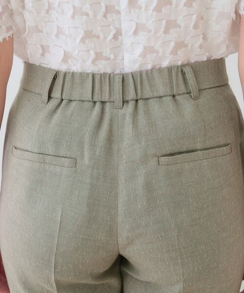 INDIVI / インディヴィ パンツ | 【日本製】リネンライクテーパードパンツ | 詳細15