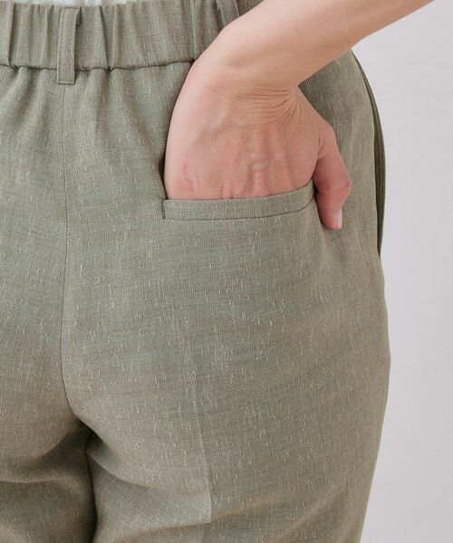 INDIVI / インディヴィ パンツ | 【日本製】リネンライクテーパードパンツ | 詳細16