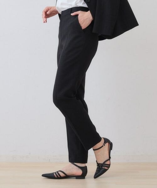 INDIVI / インディヴィ パンツ | 【日本製】リネンライクテーパードパンツ | 詳細2