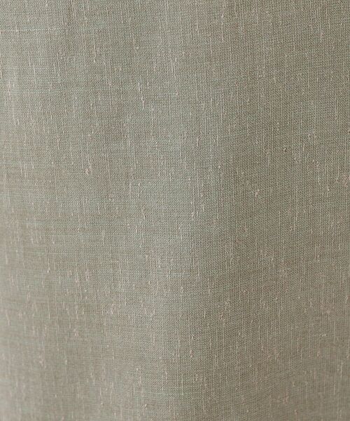 INDIVI / インディヴィ ミニ・ひざ丈スカート | 【日本製】リネンライクセミフレアースカート | 詳細9