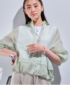 INDIVI / インディヴィ シャツ・ブラウス | 【洗える／ドロスト付】トレンドシアーシャツ