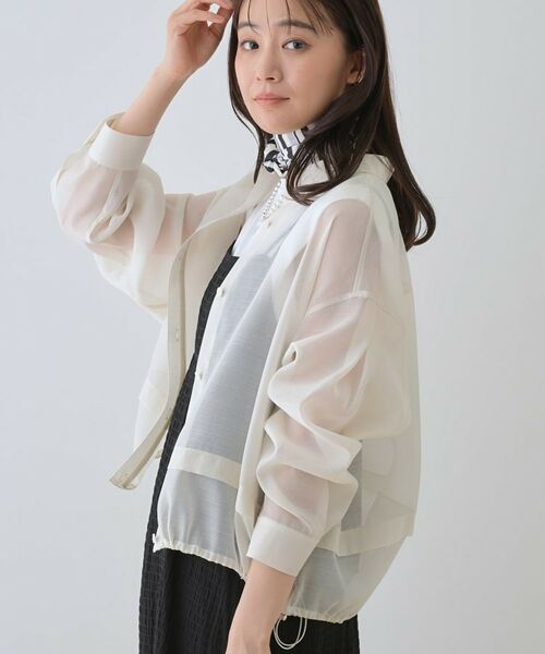 INDIVI / インディヴィ シャツ・ブラウス | 【洗える／ドロスト付】トレンドシアーシャツ | 詳細3