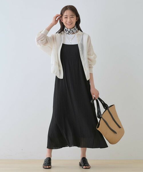 INDIVI / インディヴィ シャツ・ブラウス | 【洗える／ドロスト付】トレンドシアーシャツ | 詳細4