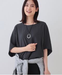 INDIVI / インディヴィ シャツ・ブラウス | 【洗える／5分袖／UVケア／SETUP可能】モモンガスリーブブラウス