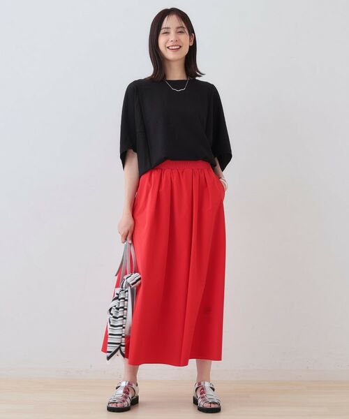 INDIVI / インディヴィ シャツ・ブラウス | 【洗える／5分袖／UVケア／SETUP可能】モモンガスリーブブラウス | 詳細11