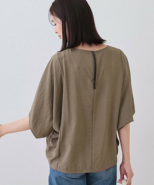 INDIVI / インディヴィ シャツ・ブラウス | 【洗える／5分袖／UVケア／SETUP可能】モモンガスリーブブラウス | 詳細15