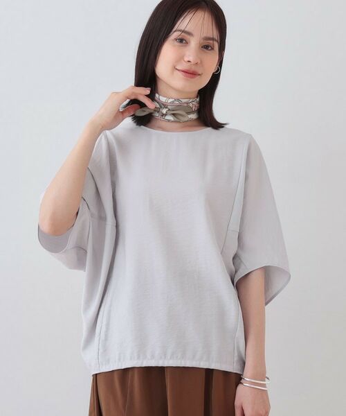 INDIVI / インディヴィ シャツ・ブラウス | 【洗える／5分袖／UVケア／SETUP可能】モモンガスリーブブラウス | 詳細18