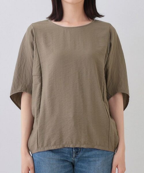 INDIVI / インディヴィ シャツ・ブラウス | 【洗える／5分袖／UVケア／SETUP可能】モモンガスリーブブラウス | 詳細22