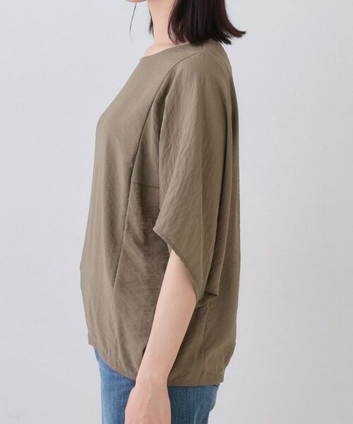 INDIVI / インディヴィ シャツ・ブラウス | 【洗える／5分袖／UVケア／SETUP可能】モモンガスリーブブラウス | 詳細23