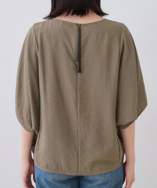 INDIVI / インディヴィ シャツ・ブラウス | 【洗える／5分袖／UVケア／SETUP可能】モモンガスリーブブラウス | 詳細24