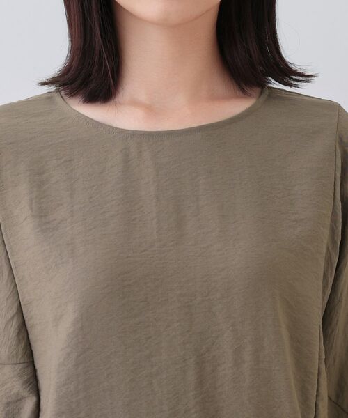 INDIVI / インディヴィ シャツ・ブラウス | 【洗える／5分袖／UVケア／SETUP可能】モモンガスリーブブラウス | 詳細25