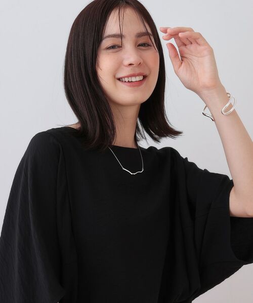 INDIVI / インディヴィ シャツ・ブラウス | 【洗える／5分袖／UVケア／SETUP可能】モモンガスリーブブラウス | 詳細9