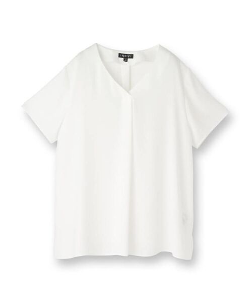 INDIVI / インディヴィ シャツ・ブラウス | 【洗える／通勤】タックブラウス | 詳細1