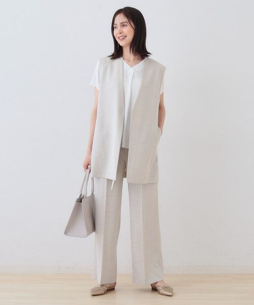 INDIVI / インディヴィ シャツ・ブラウス | 【洗える／通勤】タックブラウス | 詳細4