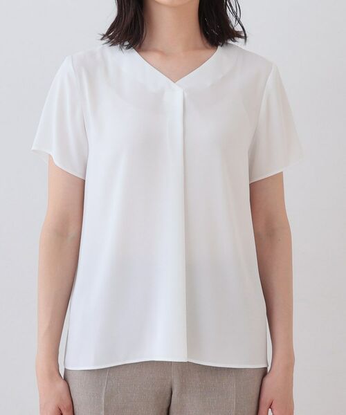 INDIVI / インディヴィ シャツ・ブラウス | 【洗える／通勤】タックブラウス | 詳細6