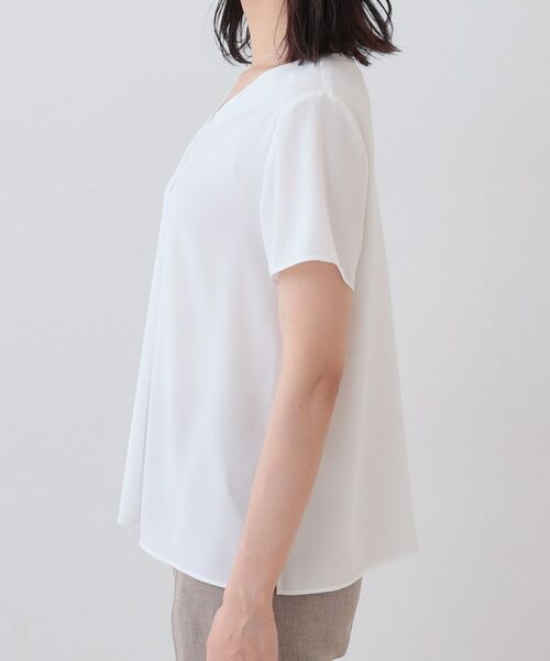 INDIVI / インディヴィ シャツ・ブラウス | 【洗える／通勤】タックブラウス | 詳細7