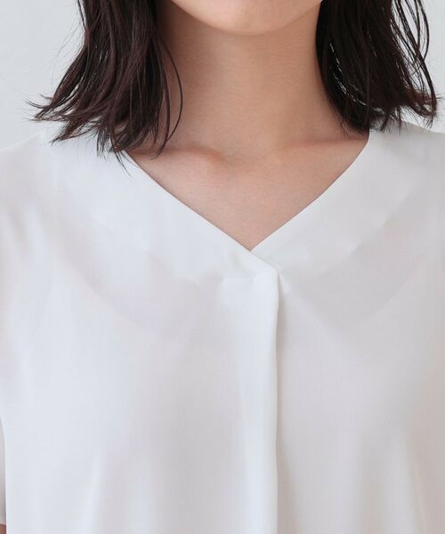 INDIVI / インディヴィ シャツ・ブラウス | 【洗える／通勤】タックブラウス | 詳細9
