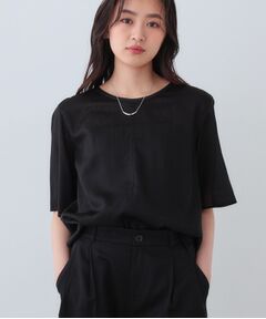 INDIVI / インディヴィ シャツ・ブラウス | 【日本製／SETUP可能】ガーゼ素材Tブラウス