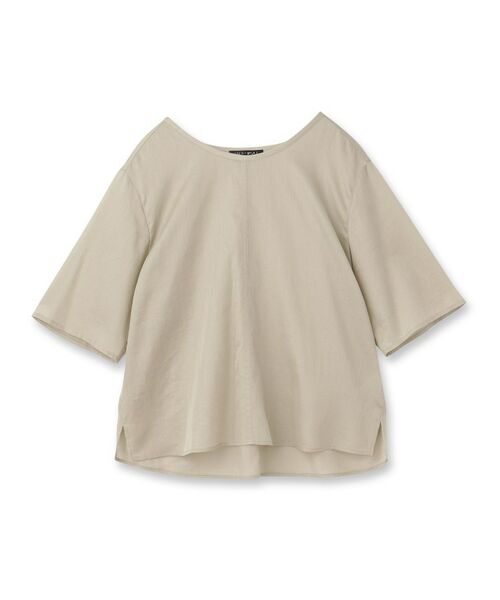 INDIVI / インディヴィ シャツ・ブラウス | 【日本製/SETUP可能】ガーゼ素材Tブラウス | 詳細1