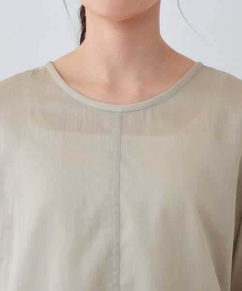 INDIVI / インディヴィ シャツ・ブラウス | 【日本製/SETUP可能】ガーゼ素材Tブラウス | 詳細13