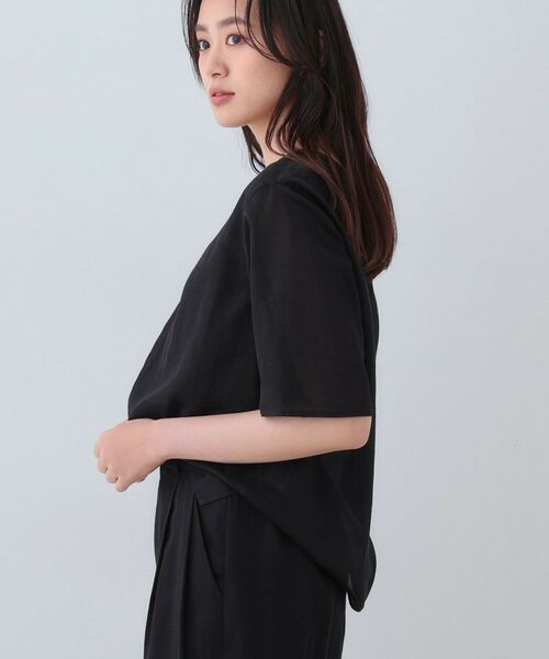 INDIVI / インディヴィ シャツ・ブラウス | 【日本製/SETUP可能】ガーゼ素材Tブラウス | 詳細2