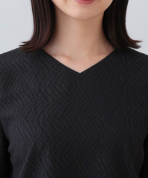 INDIVI / インディヴィ シャツ・ブラウス | 【日本製／インポート素材】フクレジャカードブラウス | 詳細13