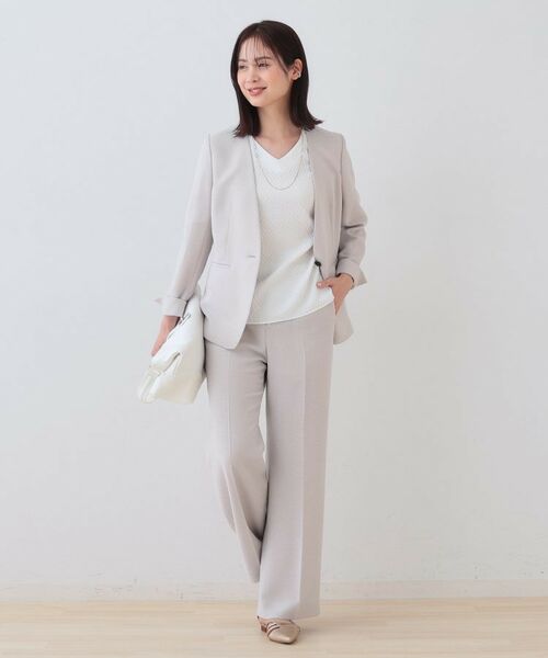 INDIVI / インディヴィ シャツ・ブラウス | 【日本製／インポート素材】フクレジャカードブラウス | 詳細4