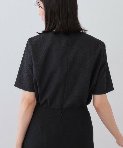INDIVI / インディヴィ シャツ・ブラウス | 【日本製／インポート素材】フクレジャカードブラウス | 詳細6