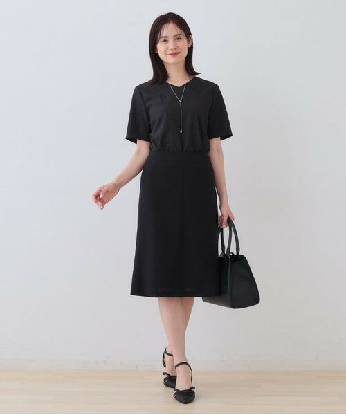 INDIVI / インディヴィ シャツ・ブラウス | 【日本製／インポート素材】フクレジャカードブラウス | 詳細7