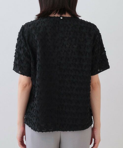 INDIVI / インディヴィ シャツ・ブラウス | 【日本製/コットン混】ジャカードブラウス | 詳細12