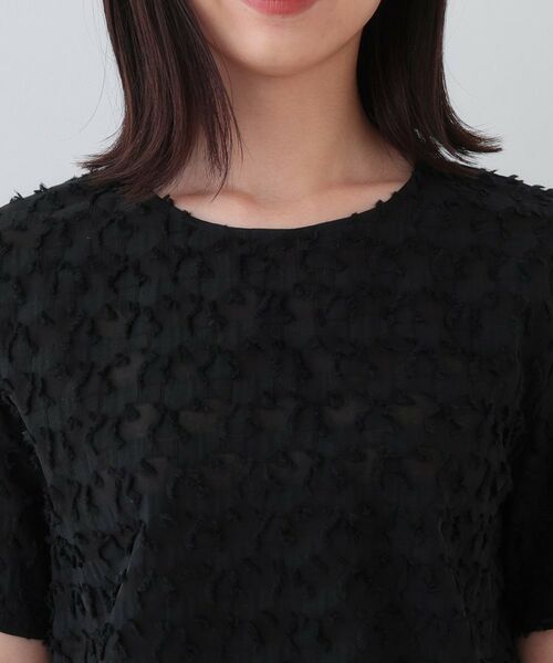INDIVI / インディヴィ シャツ・ブラウス | 【日本製/コットン混】ジャカードブラウス | 詳細13