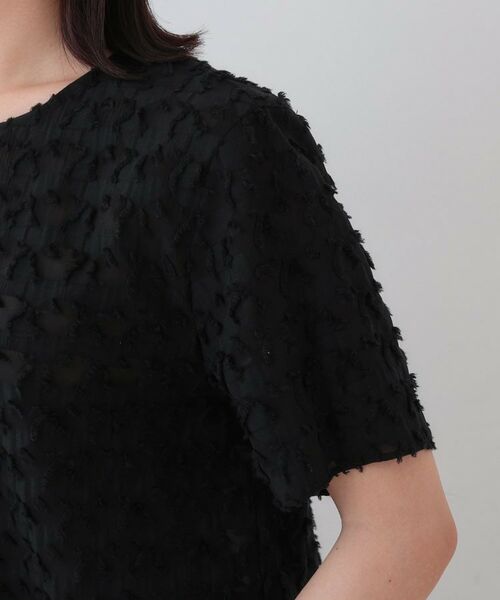 INDIVI / インディヴィ シャツ・ブラウス | 【日本製/コットン混】ジャカードブラウス | 詳細15