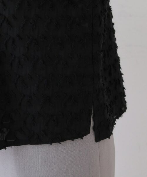 INDIVI / インディヴィ シャツ・ブラウス | 【日本製/コットン混】ジャカードブラウス | 詳細16