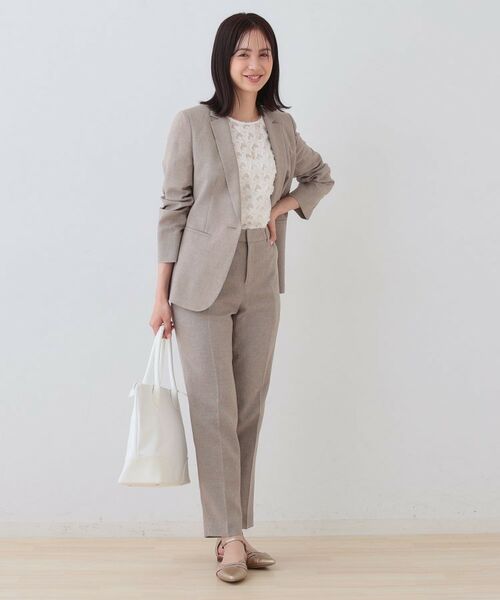 INDIVI / インディヴィ シャツ・ブラウス | 【日本製/コットン混】ジャカードブラウス | 詳細4