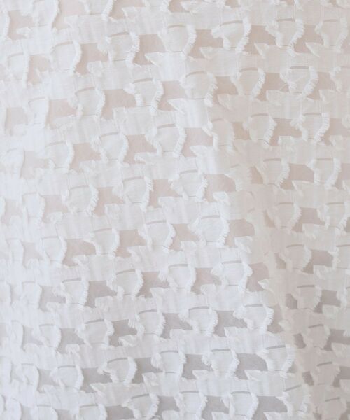 INDIVI / インディヴィ シャツ・ブラウス | 【日本製/コットン混】ジャカードブラウス | 詳細5