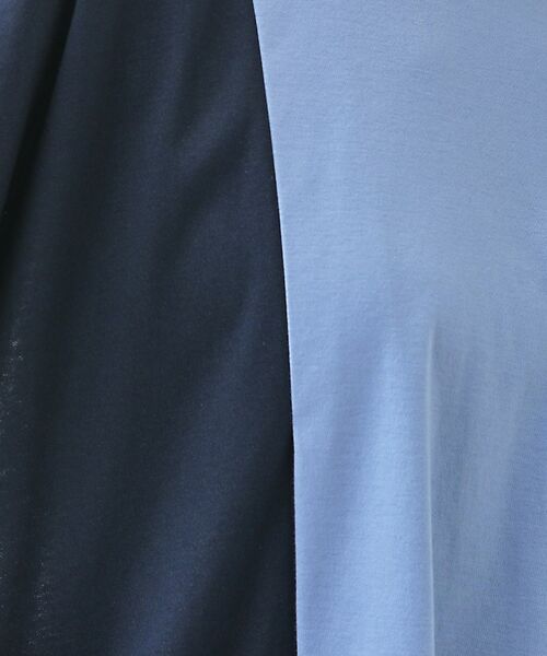 INDIVI / インディヴィ Tシャツ | 【洗える／汗ジミ防止】バイカラー＆アシメヘム Tシャツ | 詳細23