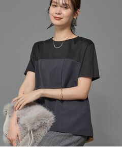 INDIVI / インディヴィ カットソー | 【洗える】ビスチェレイヤード風トップス