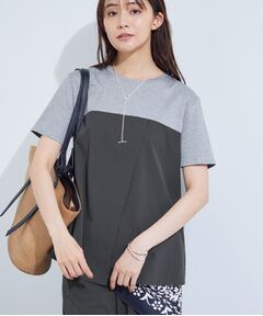 INDIVI / インディヴィ カットソー | 【洗える】ビスチェレイヤード風トップス