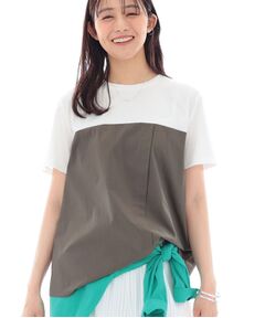 INDIVI / インディヴィ カットソー | 【洗える】ビスチェレイヤード風トップス