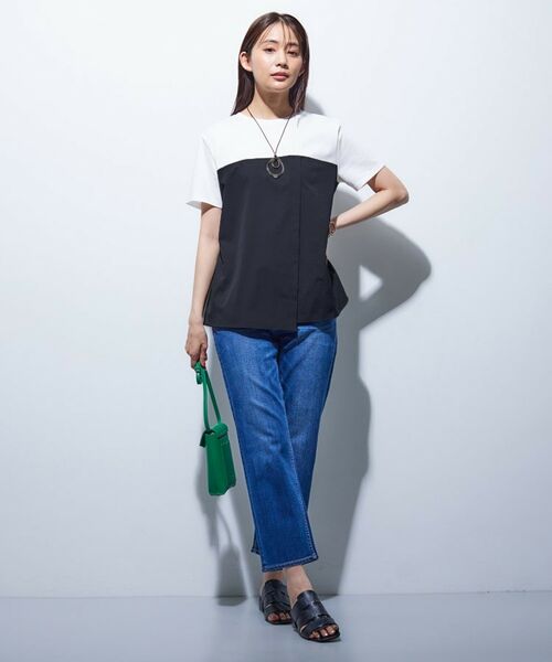 INDIVI / インディヴィ カットソー | 【洗える】ビスチェレイヤード風トップス | 詳細16