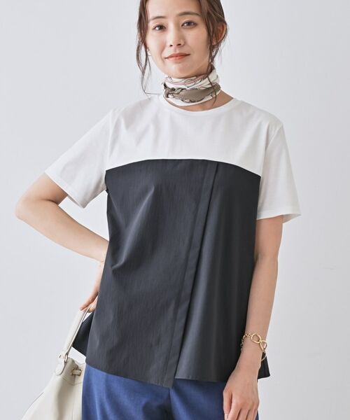 INDIVI / インディヴィ カットソー | 【洗える】ビスチェレイヤード風トップス | 詳細17